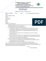 Informed Consent Swab Antigen