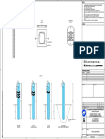 Pipeline marking post installation details