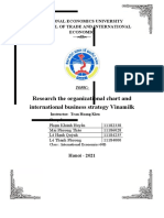 Research The Organizational Chart and International Business Strategy Vinamilk