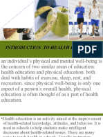 INTRODUCTION Health Education Year 2