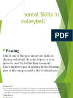 Fundamental Skills in Volleyball