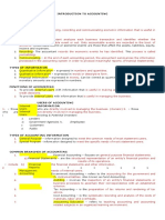 Introduction to Accounting Fundamentals