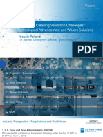 Addressing Cleaning Validation Challenges_Waters Solutions 