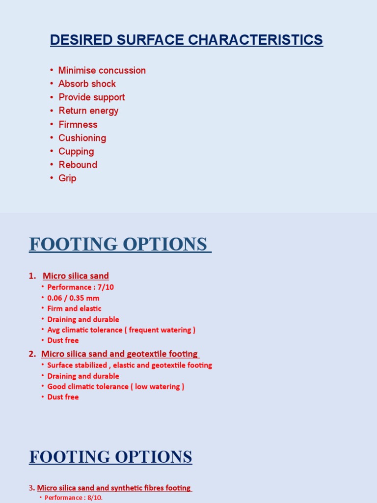 Optimal Footing Solutions for Equestrian Arenas | PDF | Sand | Wood