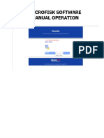 Microfisk Software Manual Operation