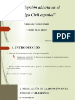 TFG Adopción Abierta en El Código Civil Español