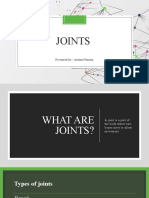 Joints: Presented by - Arihant Pandey