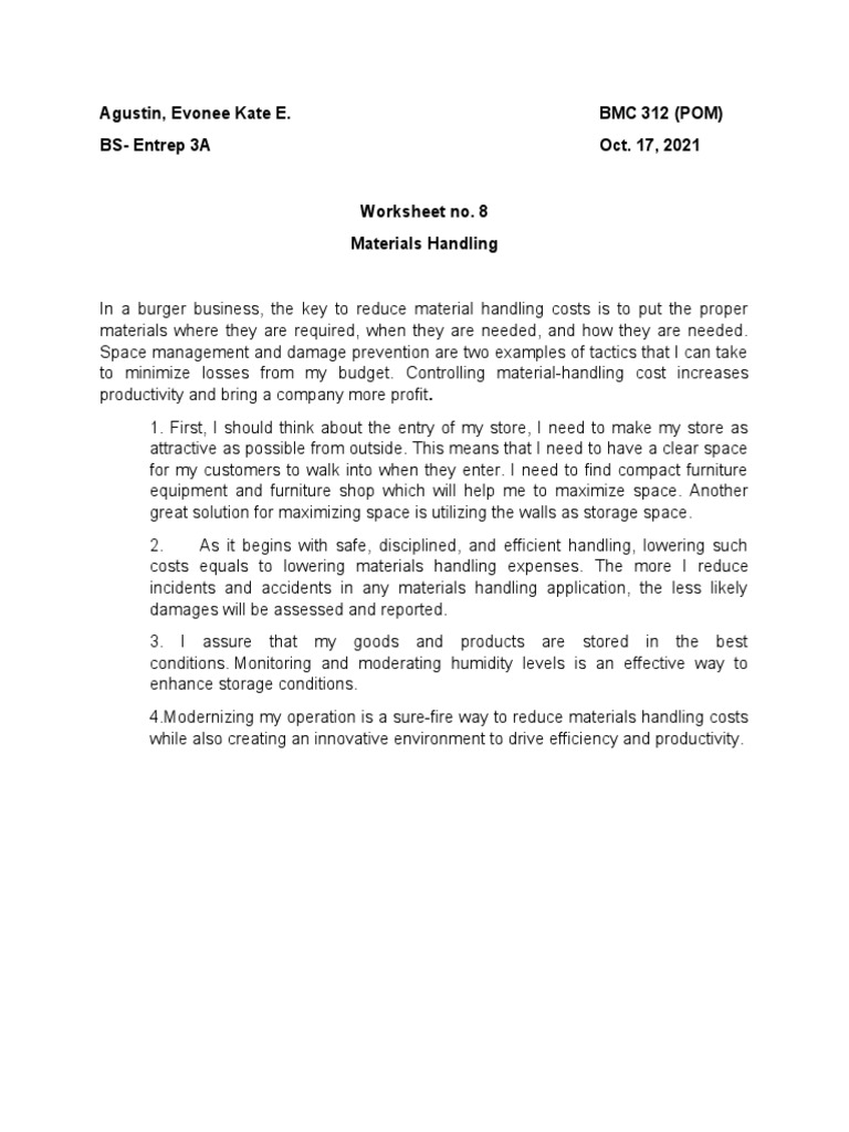 Materials Handling PDF