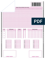 40 Question OMR Sheet Sample