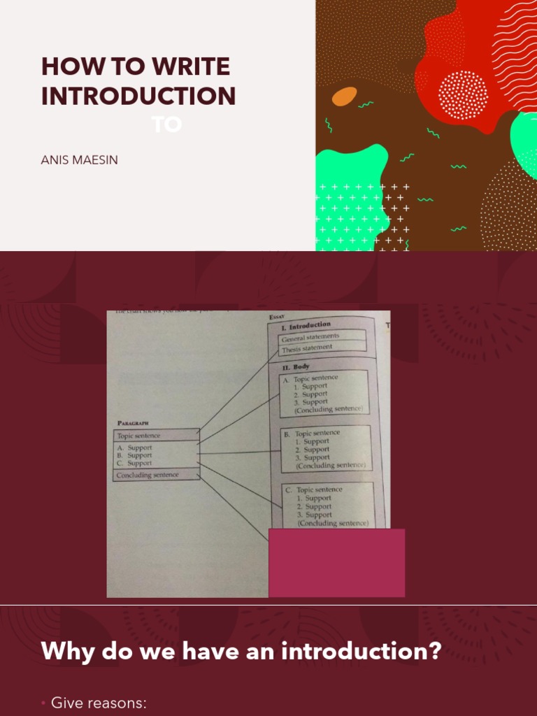 Week 12 How To Write Introduction | PDF