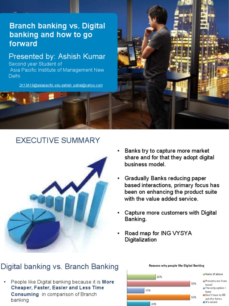 Digital vs. Branch Banking Insights | PDF | Banks | Online And Offline