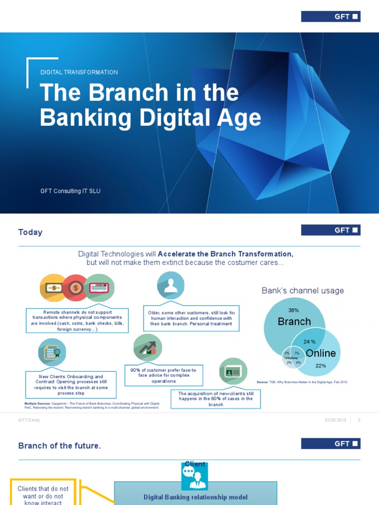 The Branch in The Banking Digital Age | PDF | Banks | Videotelephony