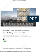 Introducing PMX Our Model For How Tall Timber Buildings Could Work in Cities