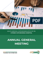 Annual General Meeting: South Medical Chitungwiza (PVT) LTD T/A