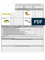 Check list de inspeção de cintas e talhas para elevação de carga