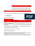 Spacing of Detectors-Topic of The Month-December'16