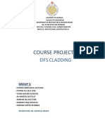 Course Project: Eifs Cladding