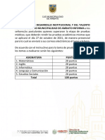 Comunicado Etapa Pruebas Academicas