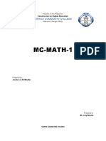 MC-MATH-1: Daraga Community College