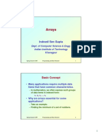 Arrays: Indranil Sen Gupta