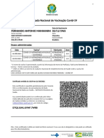 Certificado Nacional de Covid-19.Fernando