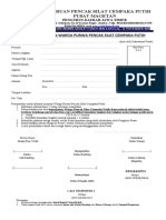 Formulir Pendaftaran Warga Arsip Pengda Jatim