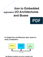 Introduction to Embedded System I/O Architectures and Buses