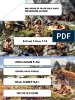 (4-1) Corak Kehidupan Masyarakat Praaksara Masa Berburu-Meramu