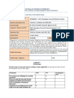 Unit Code, Number and Title: International School of Management and Economics