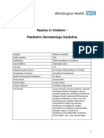 Rashes in Children - Paediatric Dermatology Guideline Jan17