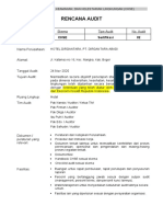 Audit Plan Hotel 1 Hari 6 Auditor Rev.1 - HOTEL DIRGANTARA