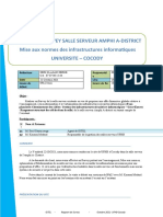 Rapport de Survey SALLE SERVEUR - Université Cocody