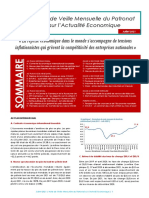 Note de Veille Du Patronat Sur Lactualite Economique Juillet 2021