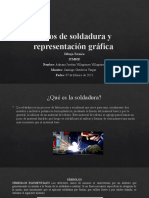 Tipos de Soldadura y Representación Gráfica