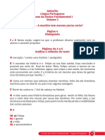 Gabarito Lingua Portuguesa 3o Ano Vol 3 2021