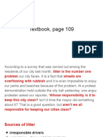 City Litter Problem Solutions