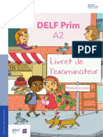 Exemple de Livret Examinateur DELF Prim A2