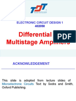 Electronic Circuit Design: Differential and Multistage Amplifiers