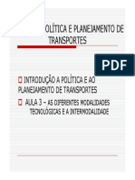 CIV 0433 - AULA 3 - AS DIFERENTES MODALIDADES TECNOLÓGICAS E A INTERMODALIDADEpdf