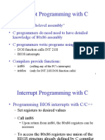 Interrupt Programming With C