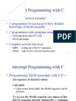 C Interrupt Programming Guide