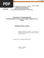 Geografia e Complexidade