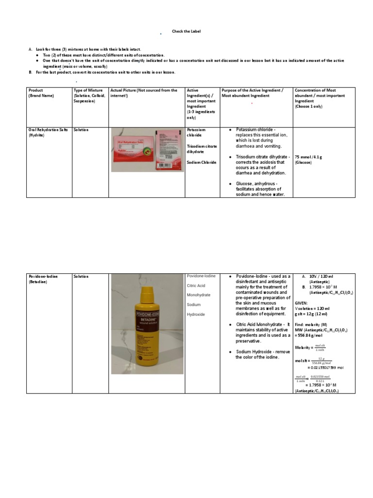 Replaces This Essential Ion, Which Is Lost During Diarrhoea and