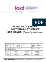 Fanuc Data Server &mitsubishi Ethernet USER MANUAL (Cesarftp Software)