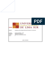 Carrera Profesional de Ingenieria Mecanica Y Electrica: Asunto Evidencia de Normas de Electricidad-Utilización