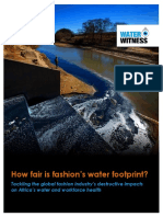 How Fair Is Fashion's Water Footprint - FINAL FULL REPORT