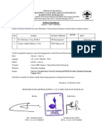 SURAT MANDAT Pelatihan Pramuka