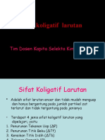 Sifat Koligatif Larutan