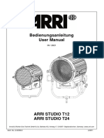 ARRI STUDIO T12 - T24 - User Manual - DE EN - Sept2021