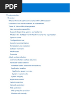 Threat Protection - Windows 10